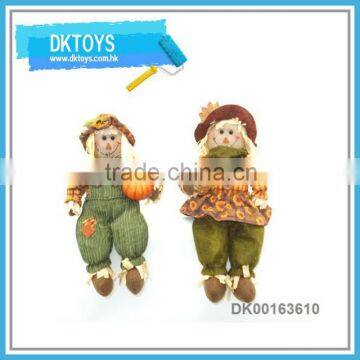 Newly 13 Inch Scarecrow Shape Decoration Toy Christmas Toy Idea