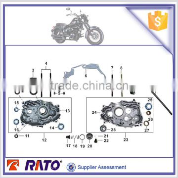 Motorcycle engine parts crankcase breather tube