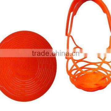 2016 new design silicone hand basket and trivet