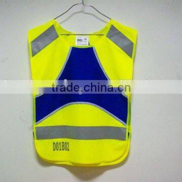 Yellow kid safety vest