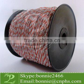 Electric poly wire for animals fence