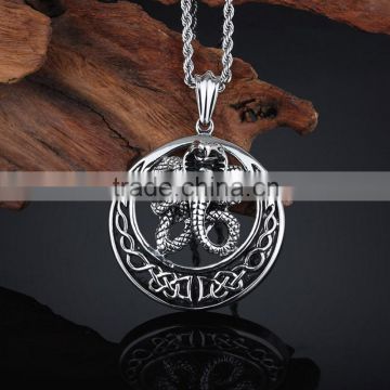 Unique designs fashion snake animal amulet pendant