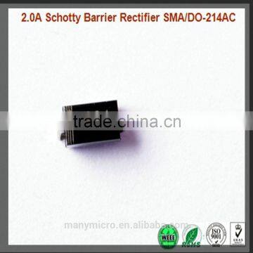 2.0 Ampere Schotty Barrier Rectifier SS24 SMA DO-214AC