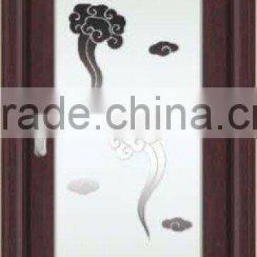 interior aluminum swing framed glass kitchen door