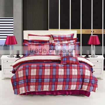 Article 2014 new design British case 3 d reactive printing bedding bag set 100% cotton
