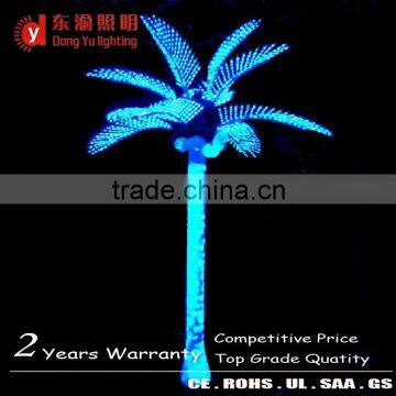 Decorative Fake Palm/coconut Trunk Led Tree Lighting 3m Artificial Plant