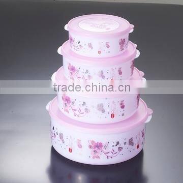 Hot Sale kitchen plastic clear food container set
