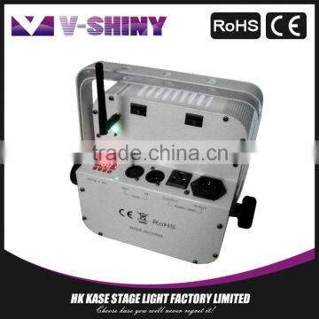 High power rgbwa 6IN1 battery led flat par stage light