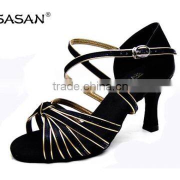 Woman Dance Heel Cross Ankle Strap
