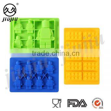 Lego Robot Building Brick and Figure Silicone Ice Cube Tray/cake,baking Mold