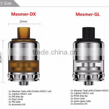 ud new arrivals vapor atomizer Mesmer 2ml with Goblin mini bottom airflow system