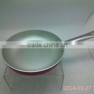 aluminum silver non-stick coating stainless fry pan