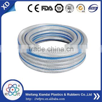 clear PVC Fiber Polyester reinforced Hose for selling