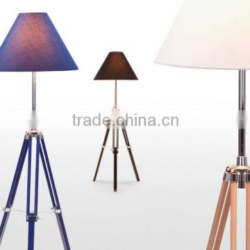 Replica Diesel Living Marine Tripod Fork Floor Lamp With Fabric Shade