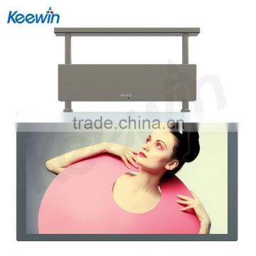 55 inch Double sided sunlight readable retail window display for transverse
