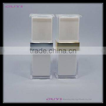 15ml 30ml 50ml Square Cosmetic Lotion Pump Acrylic Bottle, Plastic Cosmetic Lotion Pump Acrylic Bottle With High Quality photo-2