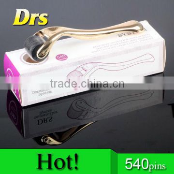 Professional 24K gold Derma Roller 540 Skin Nursing System