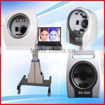 Pharmacy use Three spetrum magic-mirror medical skin analyzer