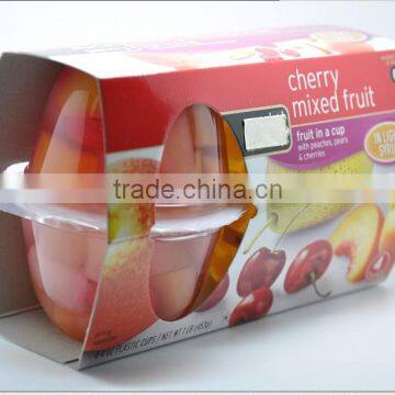 Fruit cup in syrup /juice /jelly