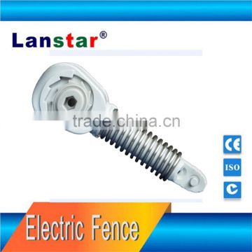 High quality tension spring for security electric fence alloy wires,tension and insulator integrated