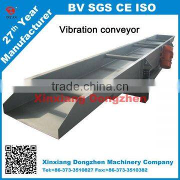 Linear vibration cooling conveyor for discuit