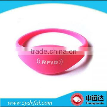 NFC Smart RFID NTAG216 chip silicone Wristbands