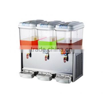 commercial 54L stainless steel body drink dispenser with 3 tanks