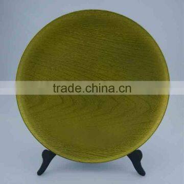 Newest Design Oval Plastic Wedding Cheap Charger Plates Wholesale/plastic Blue Charger Plates photo-4