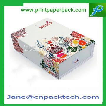 Custom High Quality Book/Documents Storage Boxes Folding Box Rigid Paper Packaging Box