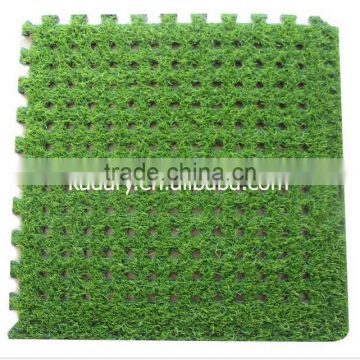 EVA Interlocking Turf Tiles Grass Floor Mat