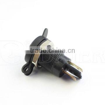 12V Auto Socket With Hexagonal Nut And Waterproof Merit Cover photo-4