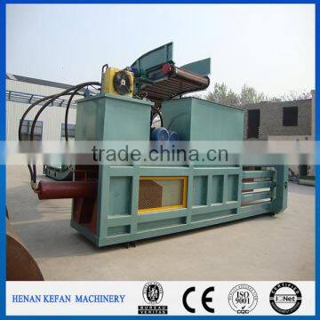 PLC control full automatic hydraulic waste paper cardboard baler