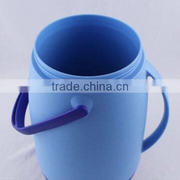 Double Wall Plastic Water Termos With Wide Mouth Tube Water Jar photo-2