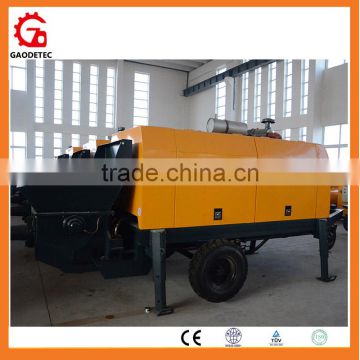 High Quality Mobile Trailer Diesel Concrete Pump Machine for sale