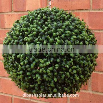Outdoor Wireless Solar LED Artificial Flower Outdoor Lights Artificial Topiary Ball Tree photo-3