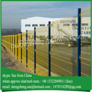 6ft high welded 3D Curved fencing Price