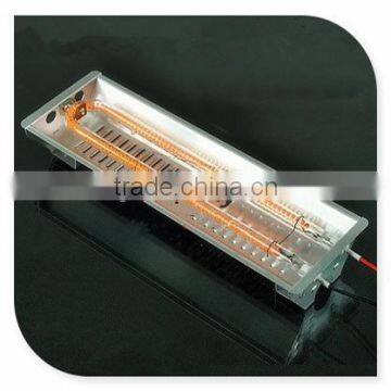 Infrared halogen quartz heater lamp for outdoor heating facility