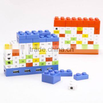 2015 Desk Calendar/DIY Blocks Usb Hub With Cable photo-3