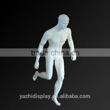 fashion matt white soccer sports display male mannequin for display