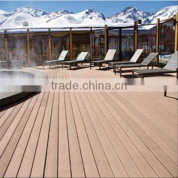 China decking wpc wood/engineered eco-friendly wpc/composite decking flooring