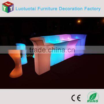 112CM High Rechargeable Illuminated Hotel Club PE Plastic LED Bar Counter LTT-BC07A photo-4