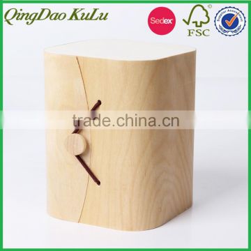 eco friendly handmade custom chip wooden box,bark wooden box