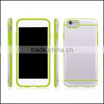 TPU Transparent Soft Phone Case, Colorful Bumper Back Cover for IPhone6 photo-5