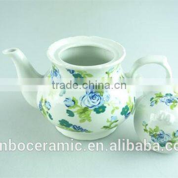 2015 Lastest Design Stock Ceramic Round Water Bottle, Colorful Decorating Teapot photo-3