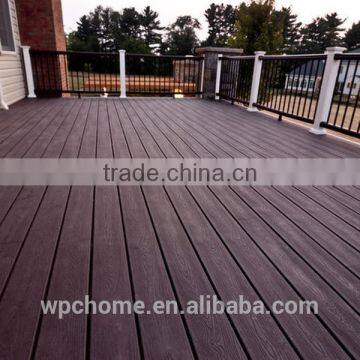 2016 White Antiseptic Wood Plastic Composite Decking Covering 140*23mm Home Garden Depot photo-3