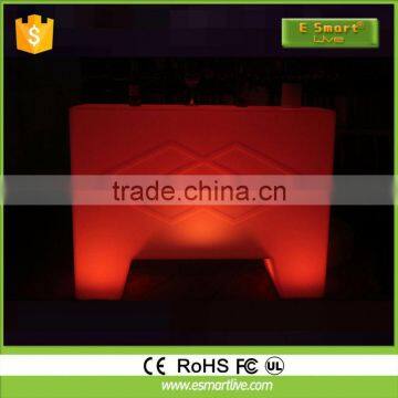 led bar counter and table/waterproof glowing PE wine table led bar counter