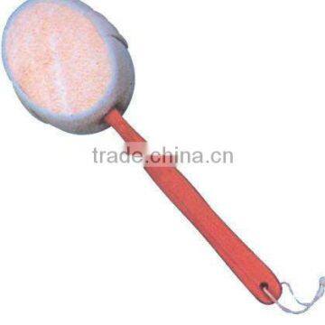 Ramie bath sponge with long handle