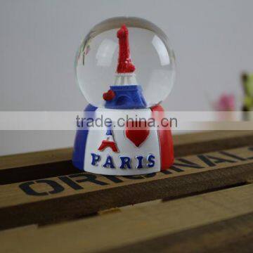 France Paris Eiffel Tower Water Snow Globe photo-3