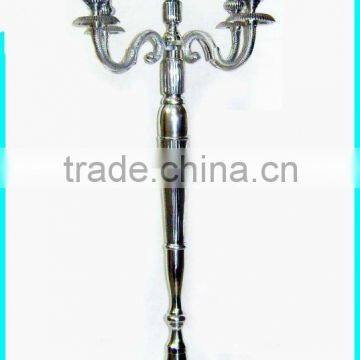 nickle plated tall wedding candelabra