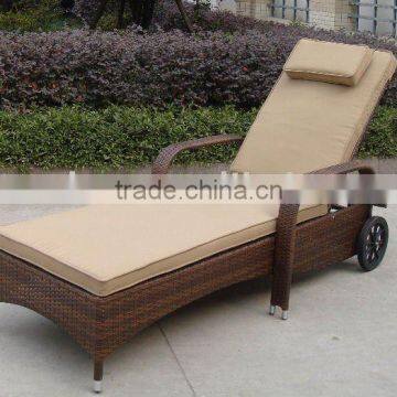 Garden Wicker Sun Loungers